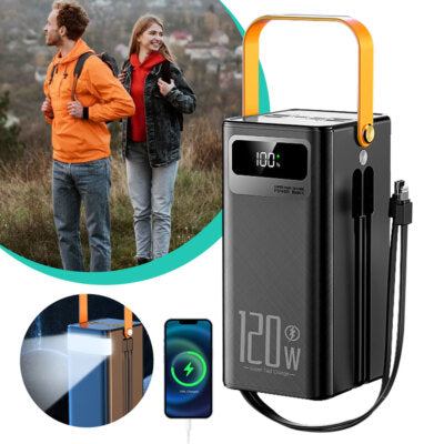 Power Bank 50000mAh 120W Fast Charging USB Portable Charger Mutil Port For Phone Power Bank 50000mAh 120W Fast Charging USB Portable Charger Mutil Port For Phone